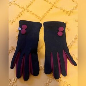 Burgundy Women's Gloves
